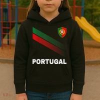 Soccer Portugal Flag For Soccer Lover Kids Hoodie thumb 3