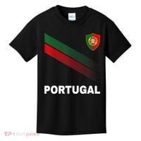 Soccer Portugal Flag For Soccer Lover Kids T-Shirt thumb 0