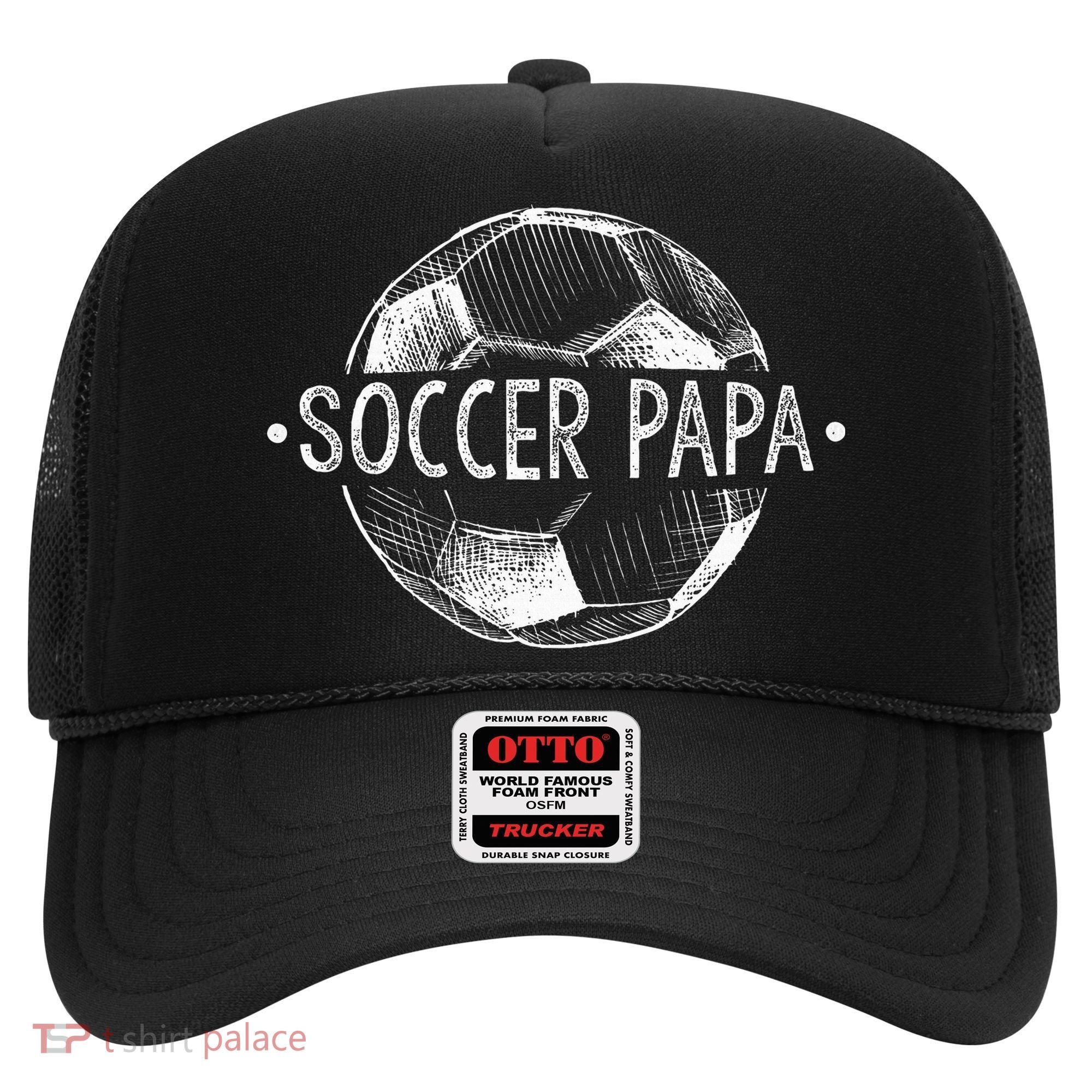 Soccer Papa Family Matching Team Player Gift Sport Lover Dad Hat