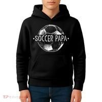 Soccer Papa Family Matching Team Player Gift Sport Lover Dad Kids Hoodie thumb 4