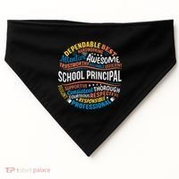 School Principal Funny Appreciation Principal Gifts USA-Made Doggie Bandana thumb 0