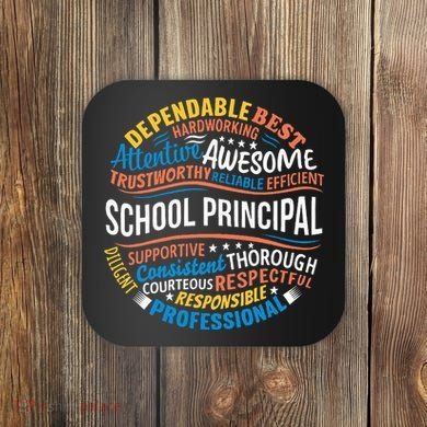 School Principal Funny Appreciation Principal Gifts Coaster