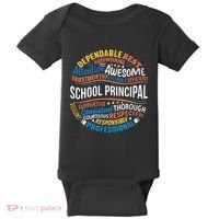 School Principal Funny Appreciation Principal Gifts Baby Bodysuit thumb 0