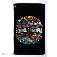 School Principal Funny Appreciation Principal Gifts Golf Towel thumb 0