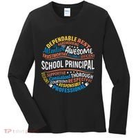 School Principal Funny Appreciation Principal Gifts Women's Long Sleeve Shirt thumb 0