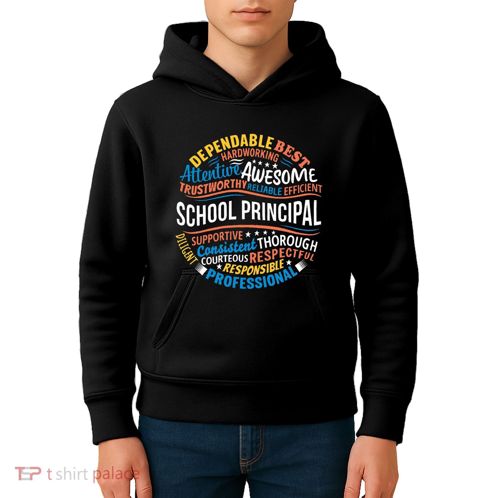 School Principal Funny Appreciation Principal Gifts Kids Hoodie