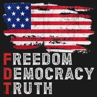Subtle Political Freedom Democracy & Truth American Patriot Hoodie thumb 7