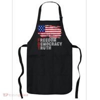 Subtle Political Freedom Democracy & Truth American Patriot Apron thumb 0