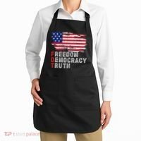 Subtle Political Freedom Democracy & Truth American Patriot Apron thumb 2