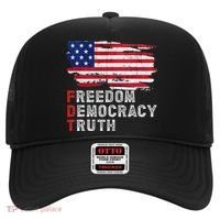 Subtle Political Freedom Democracy & Truth American Patriot Hat thumb 0
