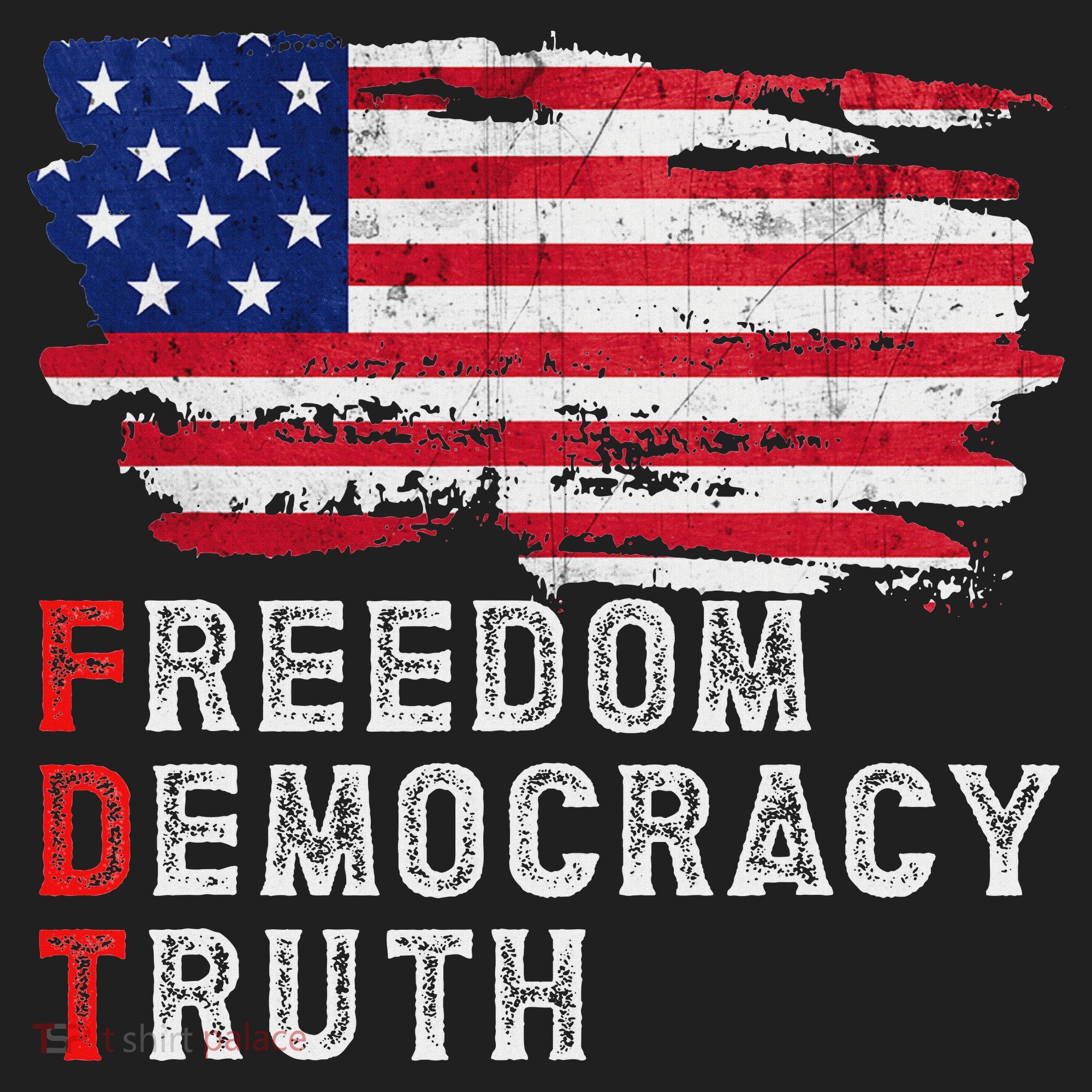 Subtle Political Freedom Democracy & Truth American Patriot Hat