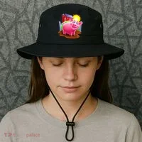 Smiling Pig Farm Bucket Hat thumb 3
