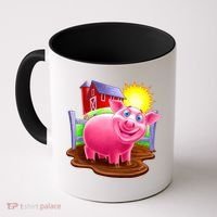 Smiling Pig Farm Coffee Mug thumb 0