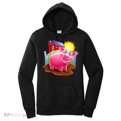 Smiling Pig Farm Women's Hoodie