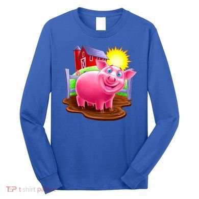 Smiling Pig Farm Long Sleeve Shirt