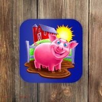 Smiling Pig Farm Coaster thumb 0