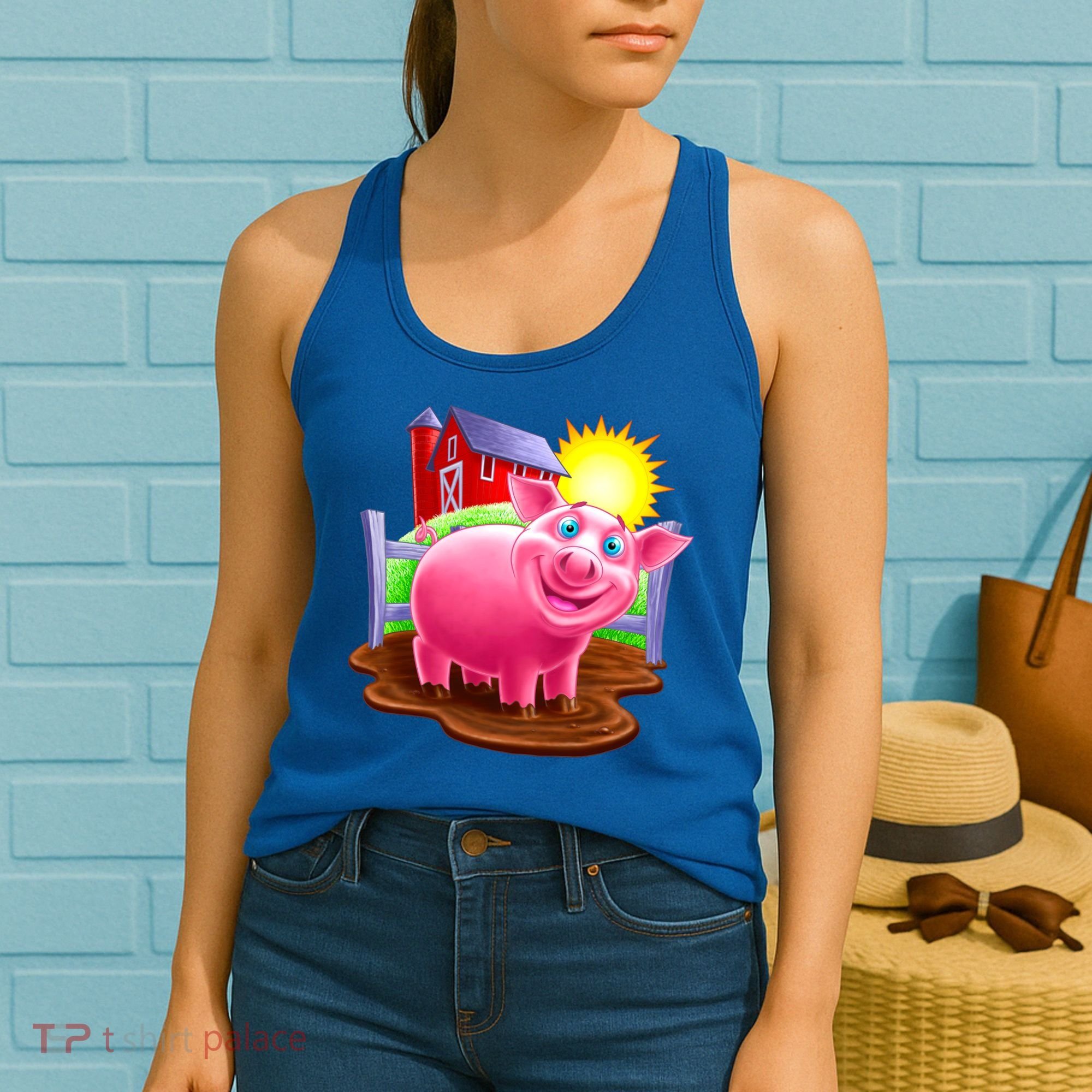 Smiling Pig Farm Women's Tank Top