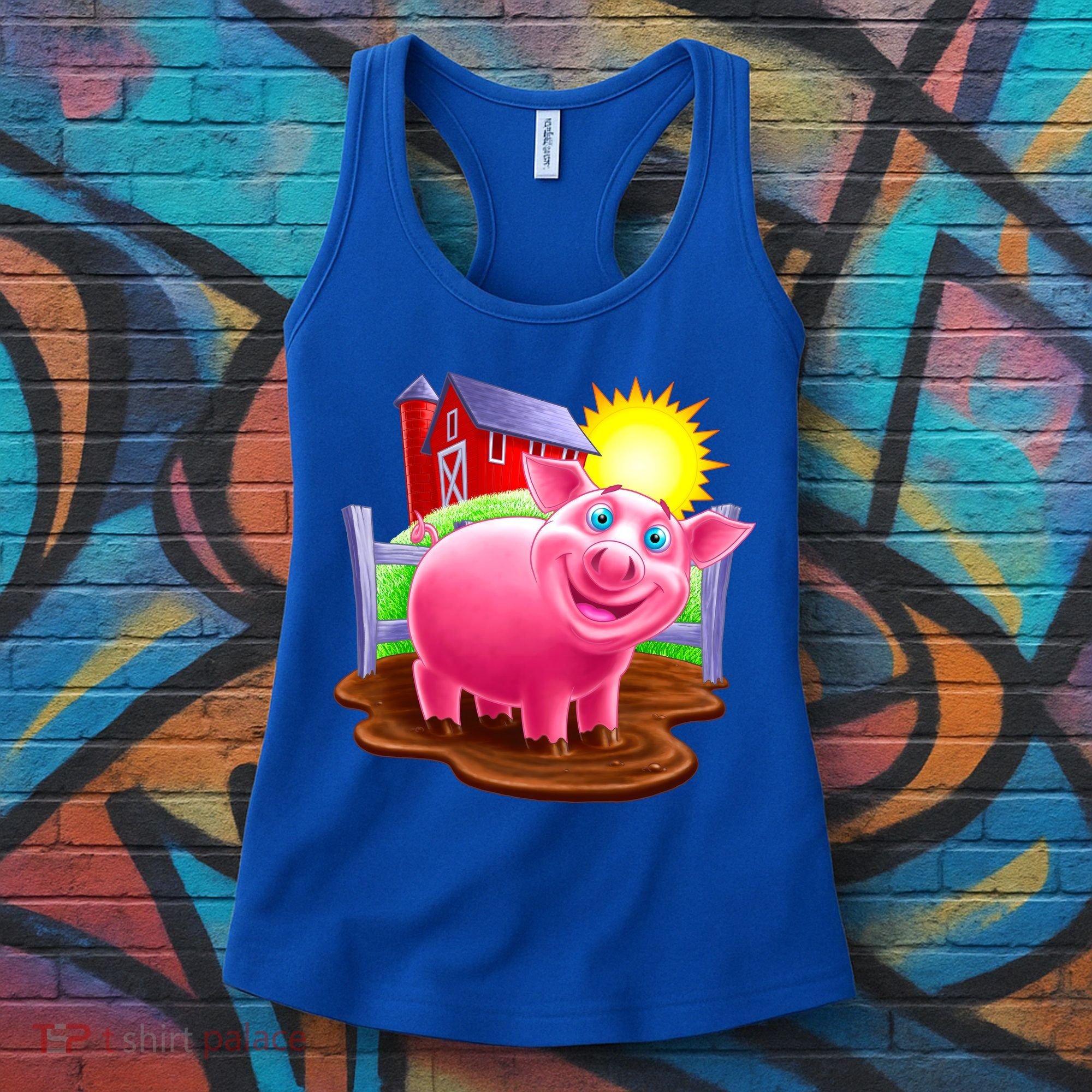 Smiling Pig Farm Women's Tank Top