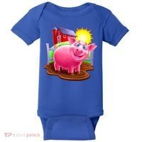 Smiling Pig Farm Baby Bodysuit thumb 0