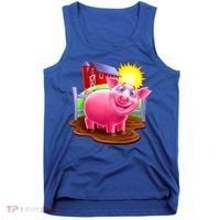Smiling Pig Farm Tank Top thumb 0