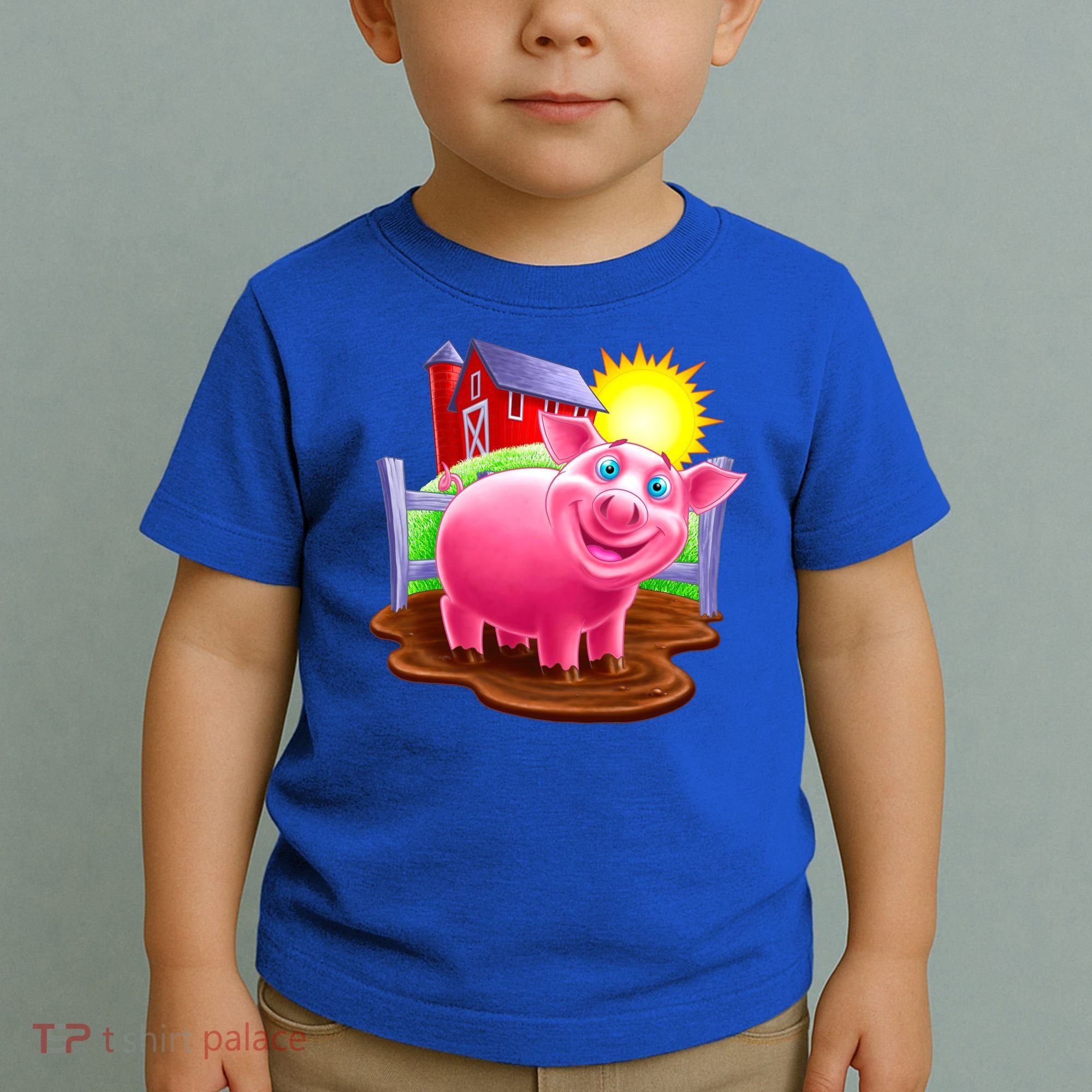Smiling Pig Farm Toddler T-Shirt