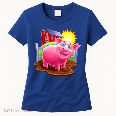 Smiling Pig Farm Women's T-Shirt