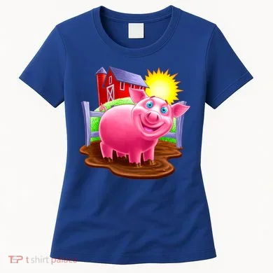 Smiling Pig Farm Women's T-Shirt