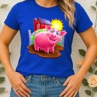 Smiling Pig Farm Women's T-Shirt thumb 2