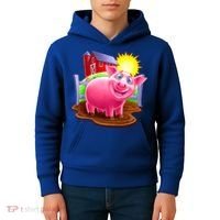 Smiling Pig Farm Kids Hoodie thumb 4