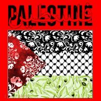 Support Palestine Flag Traditional Keffiyeh Floral Patterns Santa Hat thumb 1