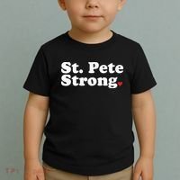 St. Petersburg Florida Trendy Strong Cute St. Pete Fl Toddler T-Shirt thumb 2