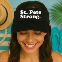 St. Petersburg Florida Trendy Strong Cute St. Pete Fl Visor thumb 2