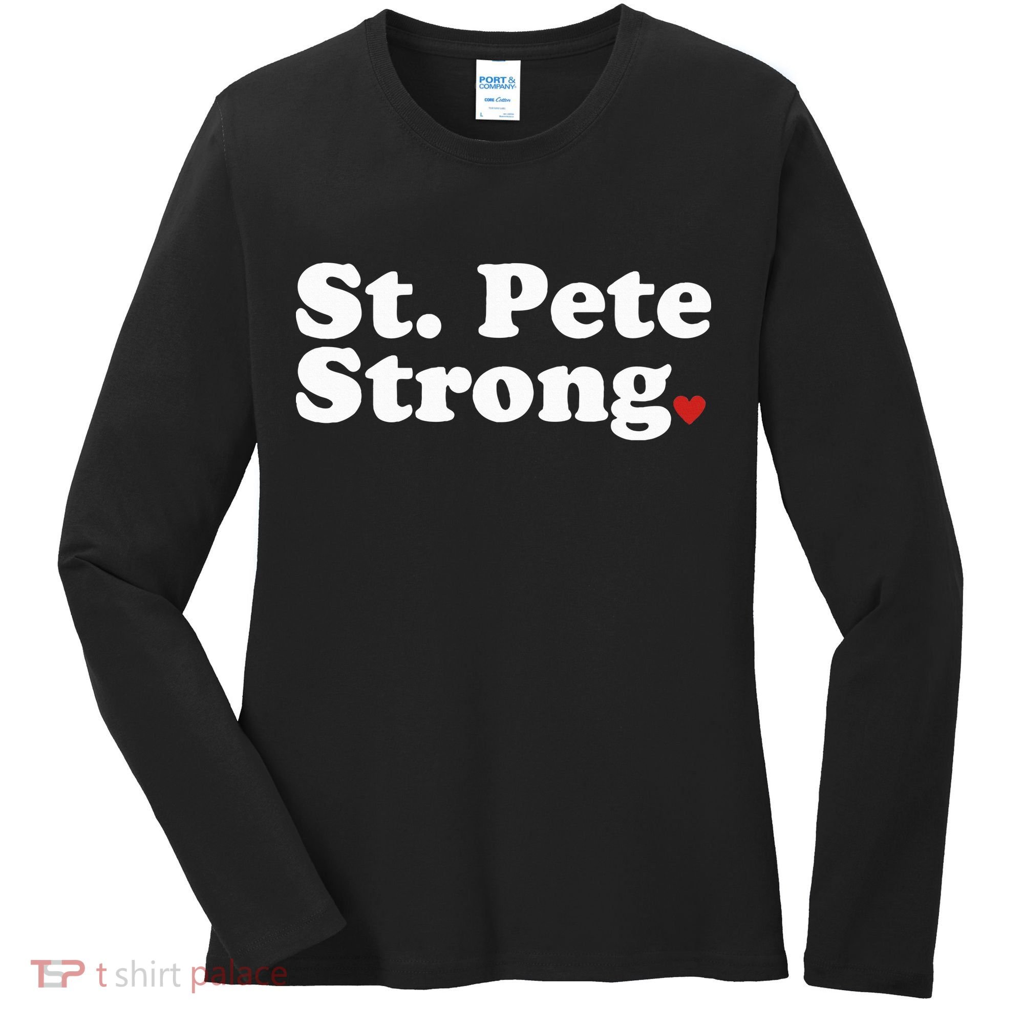 St. Petersburg Florida Trendy Strong Cute St. Pete Fl Women's Long Sleeve Shirt