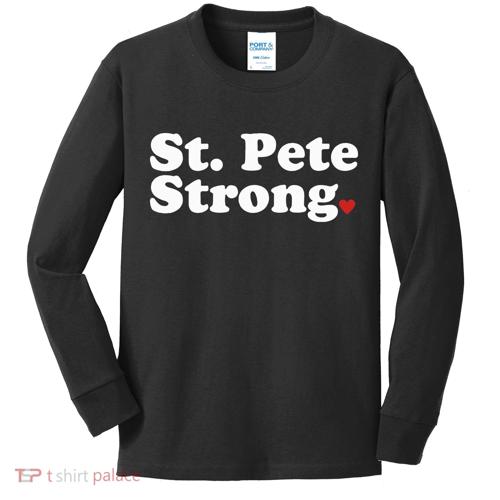 St. Petersburg Florida Trendy Strong Cute St. Pete Fl Kids Long Sleeve Shirt