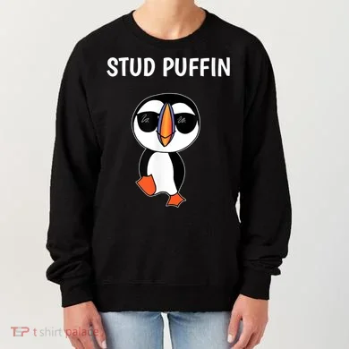 Stud Puffin Funny Bird Women's Sweatshirt