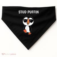 Stud Puffin Funny Bird USA-Made Doggie Bandana thumb 0