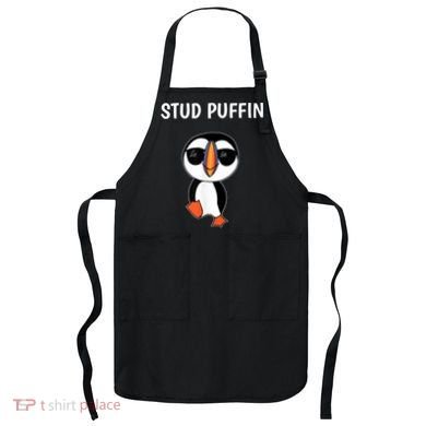 Stud Puffin Funny Bird Apron