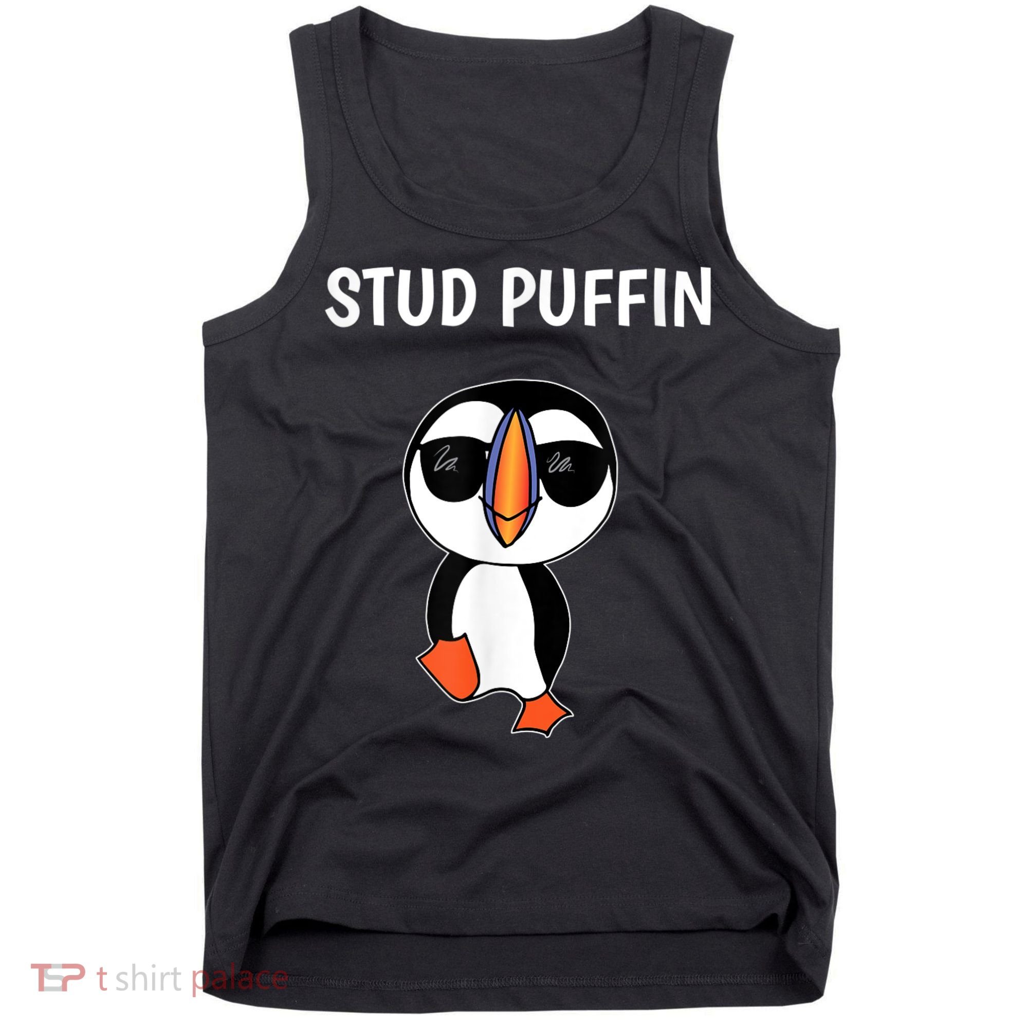Stud Puffin Funny Bird Tank Top