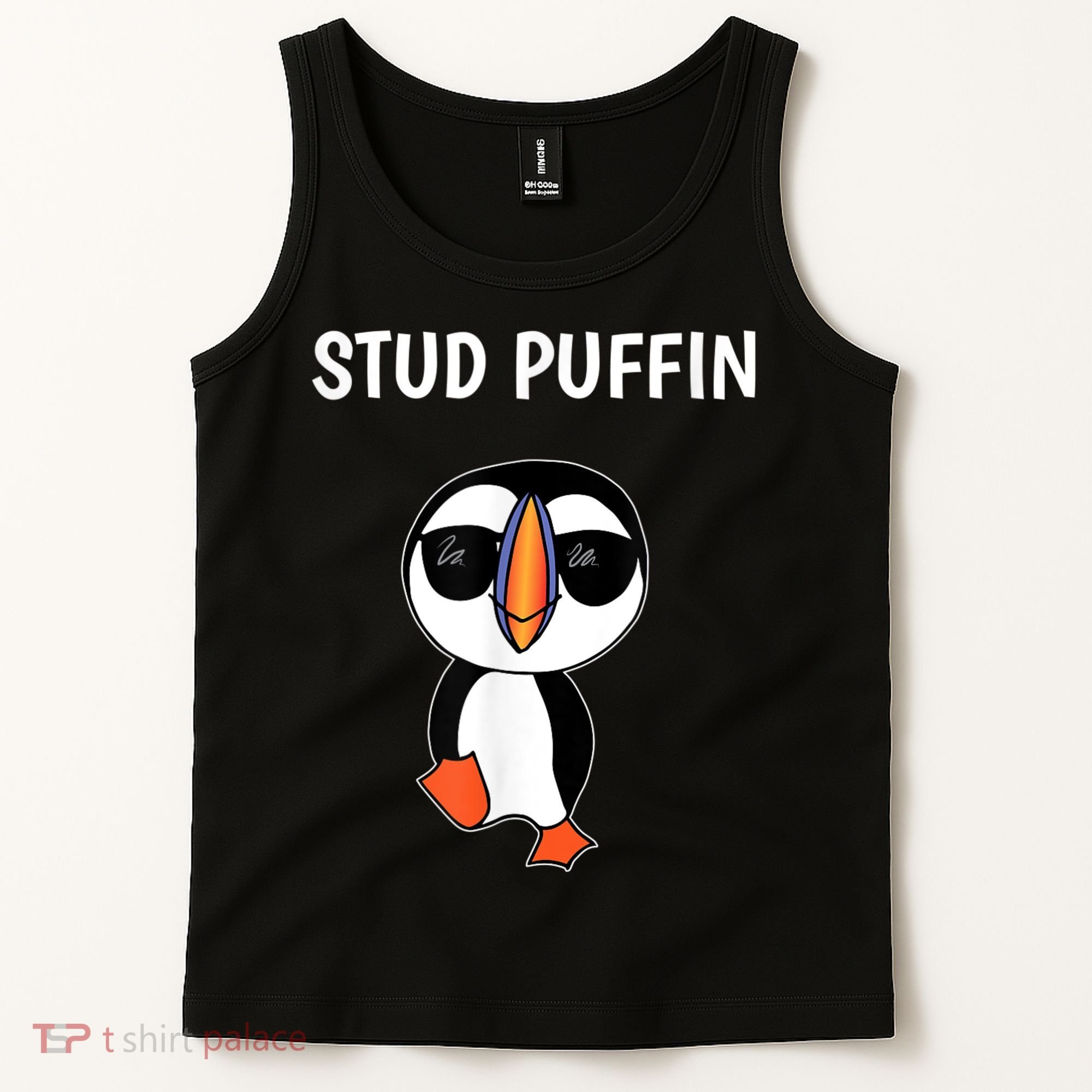 Stud Puffin Funny Bird Tank Top