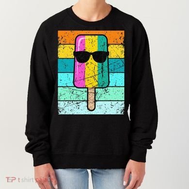 Summer Popsicle Funny Ice Cream Beach Pool Party Women's Sweatshirt