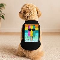 Summer Popsicle Funny Ice Cream Beach Pool Party Doggie Tank thumb 2