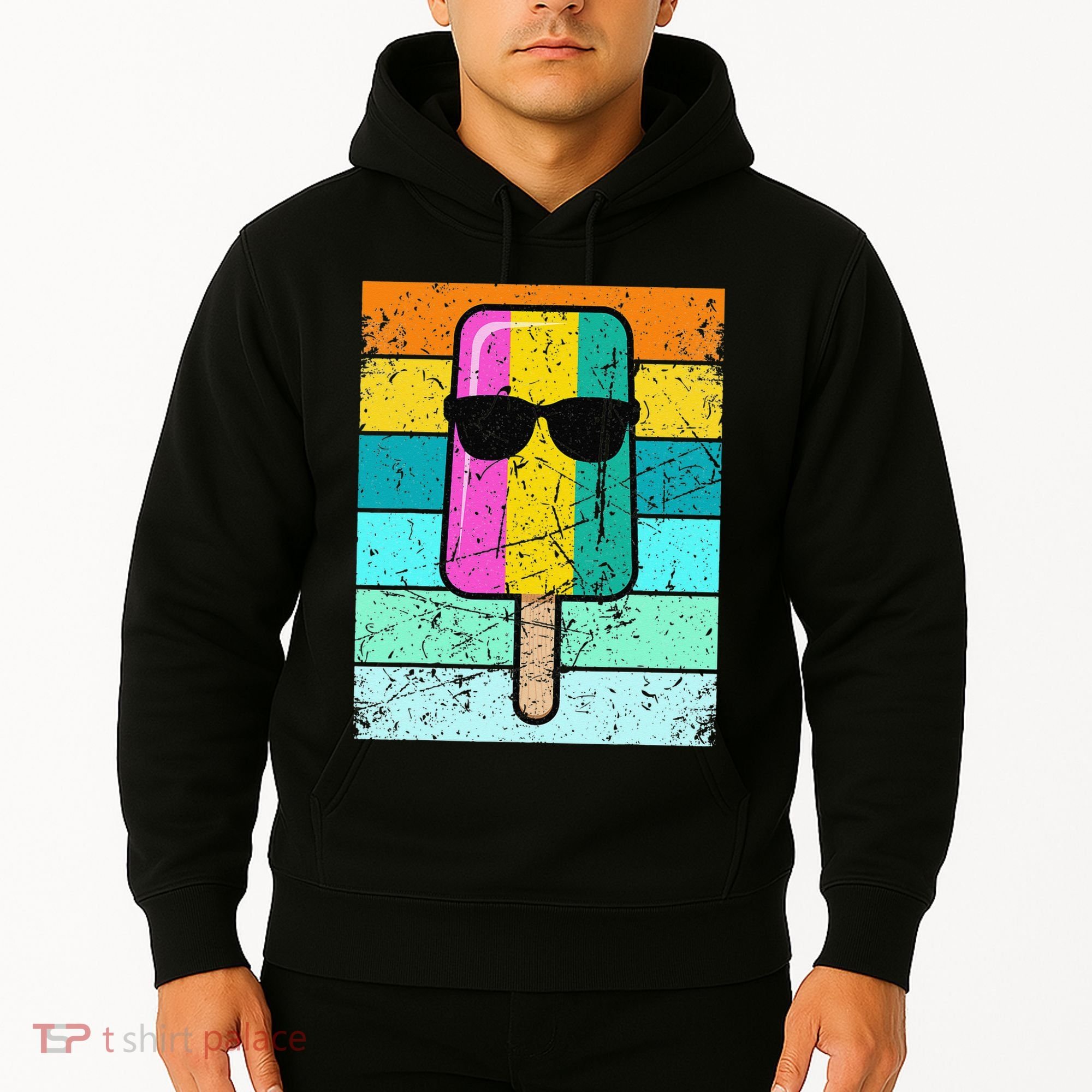 Summer Popsicle Funny Ice Cream Beach Pool Party Hoodie
