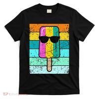 Summer Popsicle Funny Ice Cream Beach Pool Party T-Shirt thumb 0
