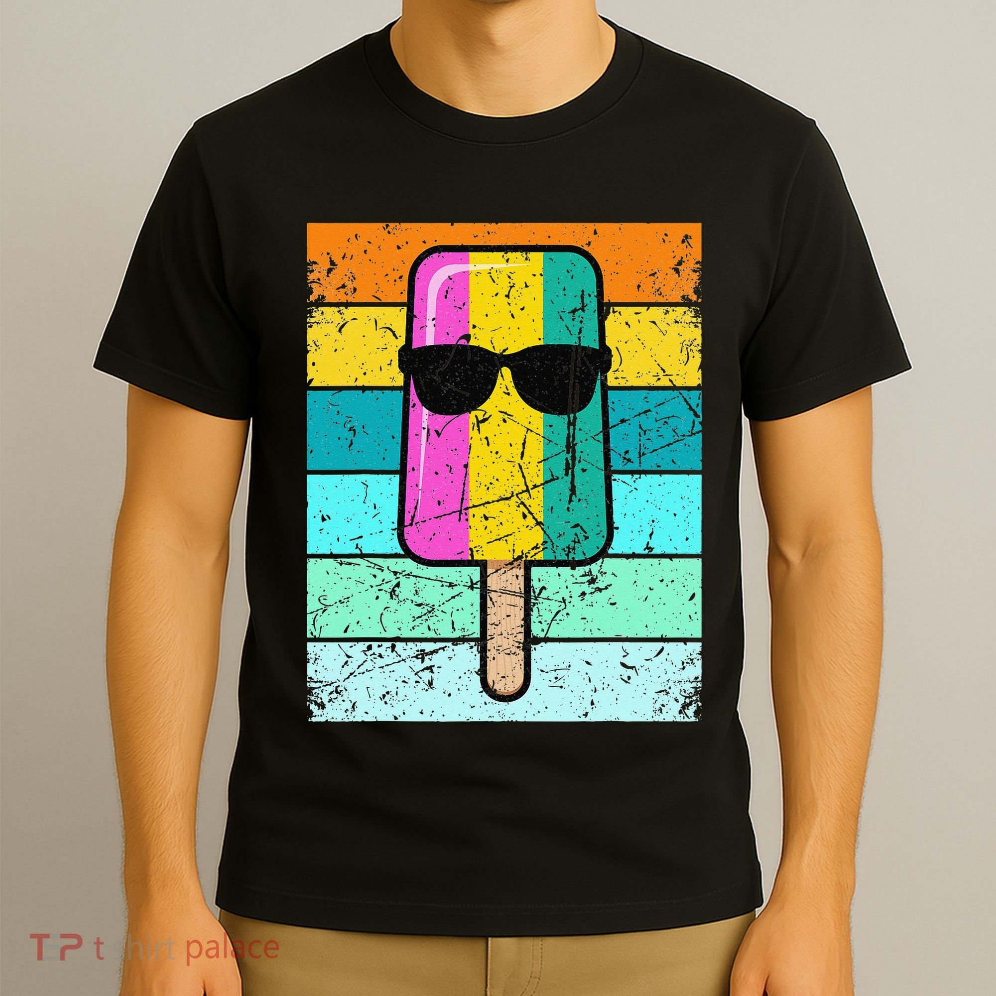 Summer Popsicle Funny Ice Cream Beach Pool Party T-Shirt