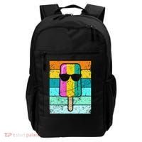 Summer Popsicle Funny Ice Cream Beach Pool Party Backpack thumb 0