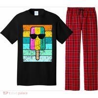 Summer Popsicle Funny Ice Cream Beach Pool Party Pajama Set thumb 0