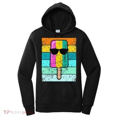 Summer Popsicle Funny Ice Cream Beach Pool Party Women's Hoodie