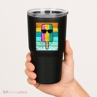 Summer Popsicle Funny Ice Cream Beach Pool Party Tumbler thumb 2