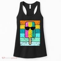 Summer Popsicle Funny Ice Cream Beach Pool Party Women's Tank Top thumb 0