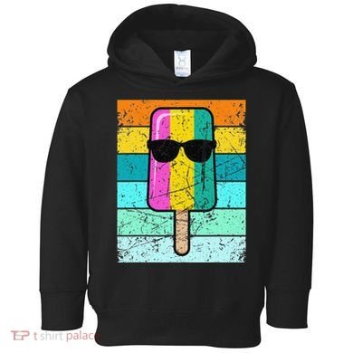 Summer Popsicle Funny Ice Cream Beach Pool Party Toddler Hoodie